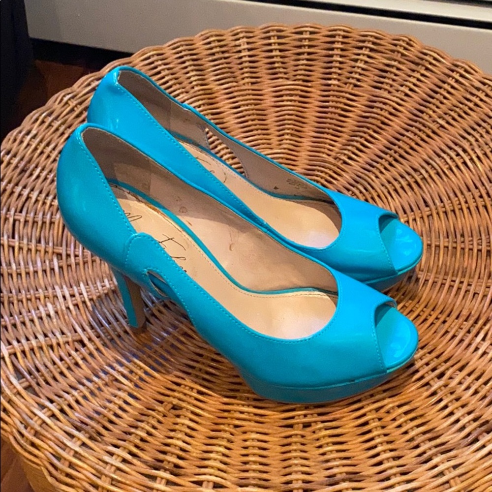 Marc fisher platform heels with peep toe